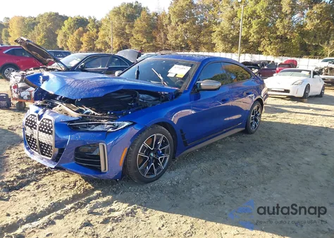 2024 BMW M440I Gran Coupe xDrive из США, поврежденный, VIN WBA13AW04RFS99699